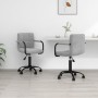 Drehbare Esszimmerstühle 2 Stück hellgrauer Samt von , Essstühle - Ref: Foro24-334721, Preis: 128,32 €, Rabatt: %