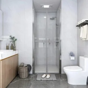 ESG transparent shower door 86x190 cm by vidaXL, shower doors - Ref: Foro24-148781, Price: 250,72 €, Discount: %