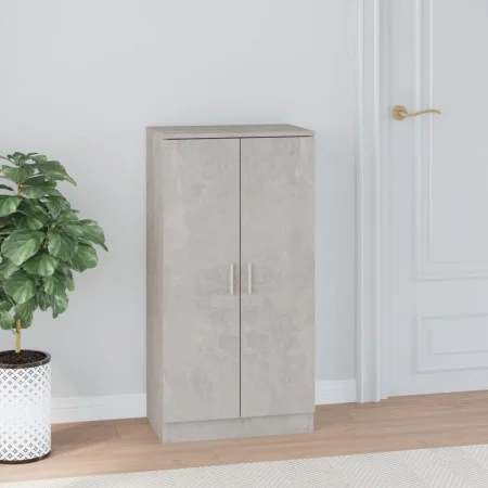 Shoe cabinet plywood concrete gray 55x35x108 cm by , Shoe racks and shoe organizers - Ref: Foro24-342666, Price: 125,33 €, Di...