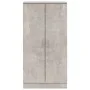 Shoe cabinet plywood concrete gray 55x35x108 cm by , Shoe racks and shoe organizers - Ref: Foro24-342666, Price: 125,33 €, Di...