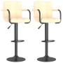 Kitchen stools 2 units cream velvet by , Kitchen stools - Ref: Foro24-334658, Price: 116,05 €, Discount: %