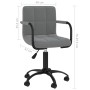 Esszimmerstuhl aus dunkelgrauem Samt von , Essstühle - Ref: Foro24-3088035, Preis: 77,48 €, Rabatt: %