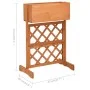 Orange fir wood garden trellis planter 45x30x74 cm by vidaXL, Pots and planters - Ref: Foro24-314838, Price: 36,92 €, Discoun...
