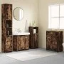 Badmöbel-Set 4-teilig geräuchertes Eichensperrholz von , Badezimmermöbel - Ref: Foro24-3154409, Preis: 205,97 €, Rabatt: %