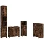 Badmöbel-Set 4-teilig geräuchertes Eichensperrholz von , Badezimmermöbel - Ref: Foro24-3154409, Preis: 205,97 €, Rabatt: %