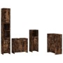 Badmöbel-Set 4-teilig geräuchertes Eichensperrholz von , Badezimmermöbel - Ref: Foro24-3154409, Preis: 209,97 €, Rabatt: %