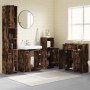 Badmöbel-Set 4-teilig geräuchertes Eichensperrholz von , Badezimmermöbel - Ref: Foro24-3154409, Preis: 209,97 €, Rabatt: %