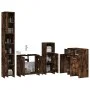Badmöbel-Set 4-teilig geräuchertes Eichensperrholz von , Badezimmermöbel - Ref: Foro24-3154409, Preis: 205,97 €, Rabatt: %