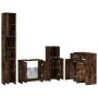 Badmöbel-Set 4-teilig geräuchertes Eichensperrholz von , Badezimmermöbel - Ref: Foro24-3154409, Preis: 205,97 €, Rabatt: %
