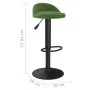 Küchenhocker aus dunkelgrünem Samt von , Küchenhocker - Ref: Foro24-333593, Preis: 58,37 €, Rabatt: %