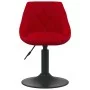 Swivel dining chairs 2 pcs red red velvet red by , dining chairs - Ref: Foro24-335333, Price: 119,95 €, Discount: %