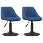 Swivel dining chairs 2 pcs blue velvet by , dining chairs - Ref: Foro24-335331, Price: 98,00 €, Discount: %
