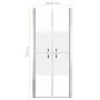 Duschtür ESG halbmatt 91x190 cm von vidaXL, Duschtüren - Ref: Foro24-148789, Preis: 181,97 €, Rabatt: %