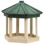 Octagonal bird feeder solid fir wood 33x30 cm by vidaXL, Bird feeders - Ref: Foro24-314816, Price: 31,74 €, Discount: %