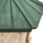 Octagonal bird feeder solid fir wood 33x30 cm by vidaXL, Bird feeders - Ref: Foro24-314816, Price: 41,97 €, Discount: %