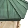 Octagonal bird feeder solid fir wood 33x30 cm by vidaXL, Bird feeders - Ref: Foro24-314816, Price: 31,74 €, Discount: %