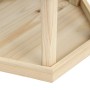 Octagonal bird feeder solid fir wood 33x30 cm by vidaXL, Bird feeders - Ref: Foro24-314816, Price: 41,97 €, Discount: %