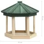 Octagonal bird feeder solid fir wood 33x30 cm by vidaXL, Bird feeders - Ref: Foro24-314816, Price: 31,74 €, Discount: %