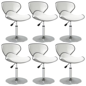 Esszimmerstühle 6 Einheiten Kunstleder weiß von , Essstühle - Ref: Foro24-3088585, Preis: 351,93 €, Rabatt: %