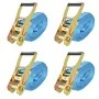 Ratschen-Befestigungsgurte 4 Stück 4T 8mx50mm blau von , Spanngurte - Ref: Foro24-142656, Preis: 64,86 €, Rabatt: %