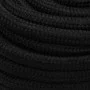 Black polyester work rope 20 mm 50 m by , Ropes and metal cords - Ref: Foro24-152841, Price: 91,06 €, Discount: %