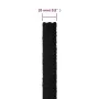 Black polyester work rope 20 mm 50 m by , Ropes and metal cords - Ref: Foro24-152841, Price: 91,06 €, Discount: %