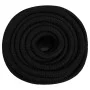 Black polyester work rope 25 mm 25 m by , Ropes and metal cords - Ref: Foro24-152843, Price: 77,42 €, Discount: %