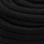Cuerda de trabajo poliéster negro 25 mm 25 m de , Sogas y cuerdas metálicas - Ref: Foro24-152843, Precio: 77,42 €, Descuento: %