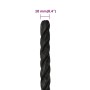 Arbeitsseil aus schwarzem Polypropylen 10 mm 25 m von , Seile und Metallschnüre - Ref: Foro24-153011, Preis: 14,51 €, Rabatt: %