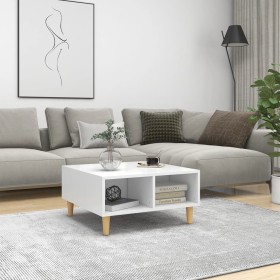 Plywood coffee table white 60x60x30 cm by , Coffee table - Ref: Foro24-805977, Price: 51,56 €, Discount: %