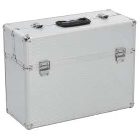 Silver aluminum toolbox 47x36x20 cm by , Toolboxes - Ref: Foro24-91845, Price: 57,92 €, Discount: %