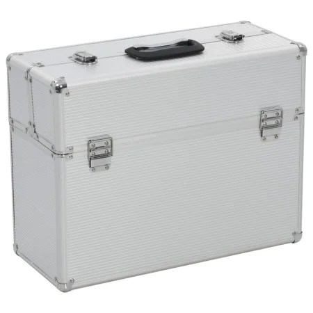 Silver aluminum toolbox 47x36x20 cm by , Toolboxes - Ref: Foro24-91845, Price: 57,84 €, Discount: %