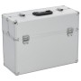 Silver aluminum toolbox 47x36x20 cm by , Toolboxes - Ref: Foro24-91845, Price: 59,12 €, Discount: %