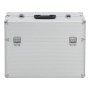 Silver aluminum toolbox 47x36x20 cm by , Toolboxes - Ref: Foro24-91845, Price: 59,12 €, Discount: %