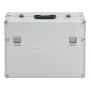 Silver aluminum toolbox 47x36x20 cm by , Toolboxes - Ref: Foro24-91845, Price: 57,84 €, Discount: %