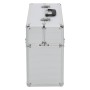 Silver aluminum toolbox 47x36x20 cm by , Toolboxes - Ref: Foro24-91845, Price: 59,12 €, Discount: %
