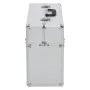 Silver aluminum toolbox 47x36x20 cm by , Toolboxes - Ref: Foro24-91845, Price: 57,84 €, Discount: %