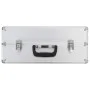 Silver aluminum toolbox 47x36x20 cm by , Toolboxes - Ref: Foro24-91845, Price: 57,84 €, Discount: %