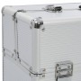 Silver aluminum toolbox 47x36x20 cm by , Toolboxes - Ref: Foro24-91845, Price: 59,12 €, Discount: %