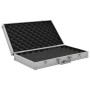 Waffenkoffer aus silbernem Aluminium und ABS von , Waffenkoffer - Ref: Foro24-91864, Preis: 31,10 €, Rabatt: %
