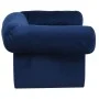 Hundesofa mit blauer Plüschschublade 75x50x38 cm von , Betten für Hunde - Ref: Foro24-171080, Preis: 109,77 €, Rabatt: %