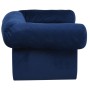 Hundesofa mit blauer Plüschschublade 75x50x38 cm von , Betten für Hunde - Ref: Foro24-171080, Preis: 111,80 €, Rabatt: %