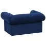 Hundesofa mit blauer Plüschschublade 75x50x38 cm von , Betten für Hunde - Ref: Foro24-171080, Preis: 109,77 €, Rabatt: %