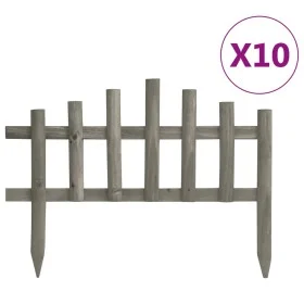 Gartenkanten 10 Stück aus Fichtenholz 4,4 m von vidaXL, Garteneinfassung und Einfassung - Ref: Foro24-314847, Preis: 39,11 €,...