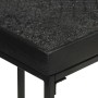 Solid acacia wood and black mango console table 110x35x76 cm by , Side tables - Ref: Foro24-321612, Price: 128,94 €, Discount: %