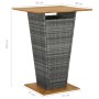 3-teiliges Garten-Barmöbel-Set und graue synthetische Rattankissen von vidaXL, Gartensets - Ref: Foro24-3094803, Preis: 372,2...