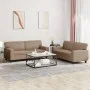 2-teilige Sofagarnitur aus Kunstleder Cappuccino von , Sofas - Ref: Foro24-3201918, Preis: 479,21 €, Rabatt: %