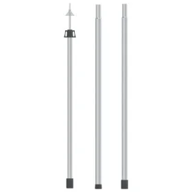 Telescopic awning pole galvanized steel 102-260 cm by vidaXL, Tent poles and stakes - Ref: Foro24-315218, Price: 25,34 €, Dis...