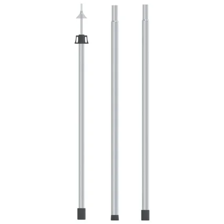 Telescopic awning pole galvanized steel 102-260 cm by vidaXL, Tent poles and stakes - Ref: Foro24-315218, Price: 25,34 €, Dis...