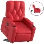 Sillón elevable eléctrico cuero artificial rojo by , Armchairs - Ref: Foro24-3204791, Price: 335,12 €, Discount: %